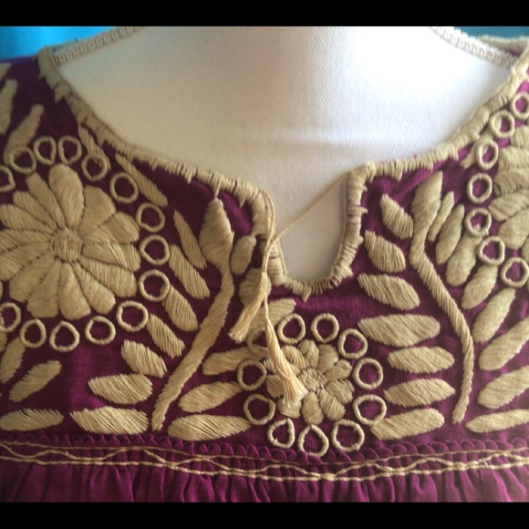 Mexican Handmade, Hand Embroidered Peasant tops - Picture 7 of 7